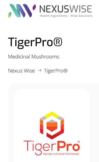 Nexus Wise tiger milk mushroom health supplement