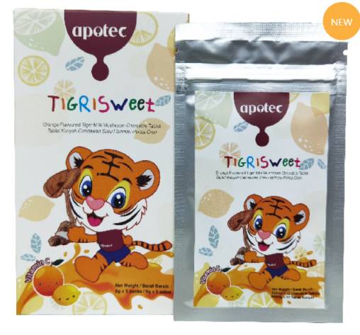 Tiger milk mushroom for kids malaysia：Apotec Tigrisweet 