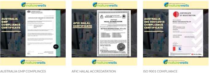 Naturewells Accreditations