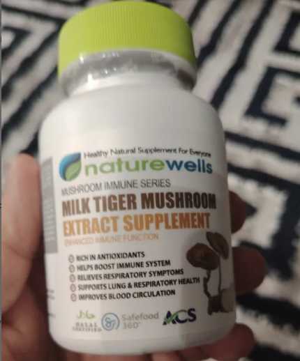 Naturewells Milk Tiger Mushroom 1