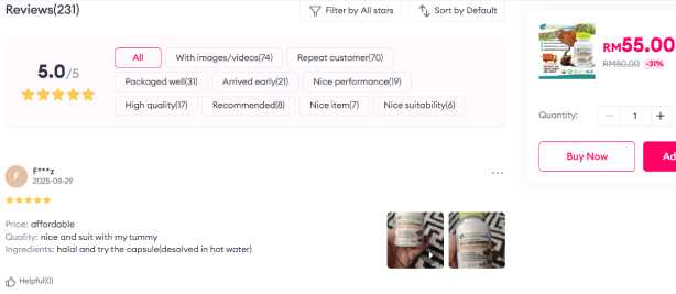 Naturewells Tiger Milk Mushroom Reviews from lazada