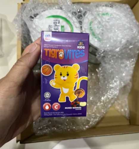 COBYHAUS Tigrovites Tiger Milk Mushroom Chewable Tablet Mix Berries