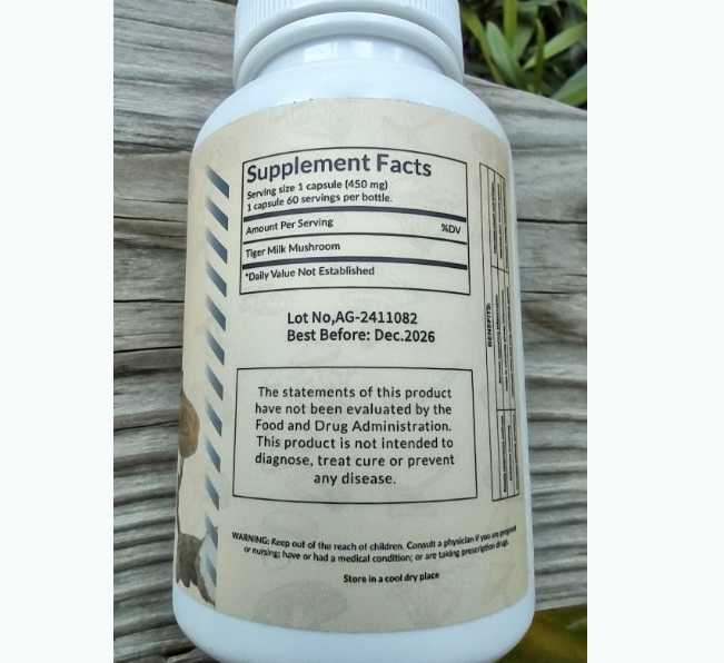 Ntoto Tigers Milk Mushroom (Lignosus Rhinocerus)