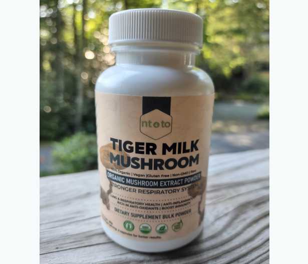 Ntoto Tigers Milk Mushroom Capsules Lung Cleanse and Detox