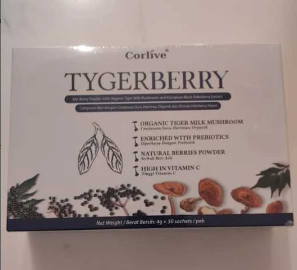Tiger Milk Mushroom with Elderberry Extract and Prebiotic