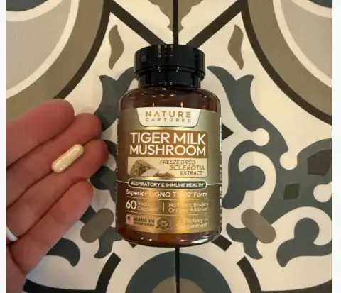 Nature Captured Tiger Milk Mushroom Respiratory Health