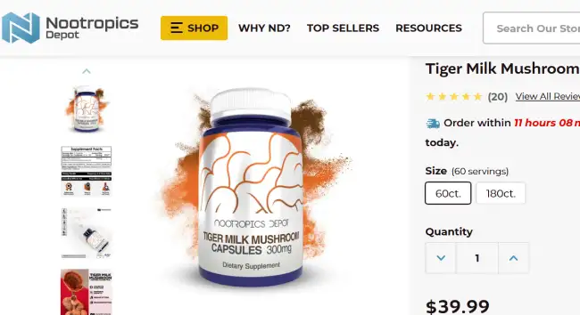 Ntoto Tigers Milk Mushroom