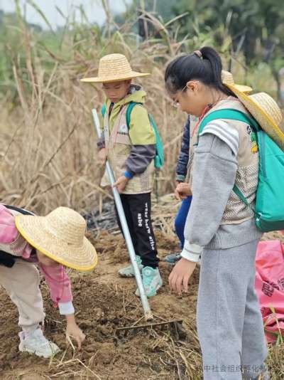 青少年采虎乳灵芝自然研学活动